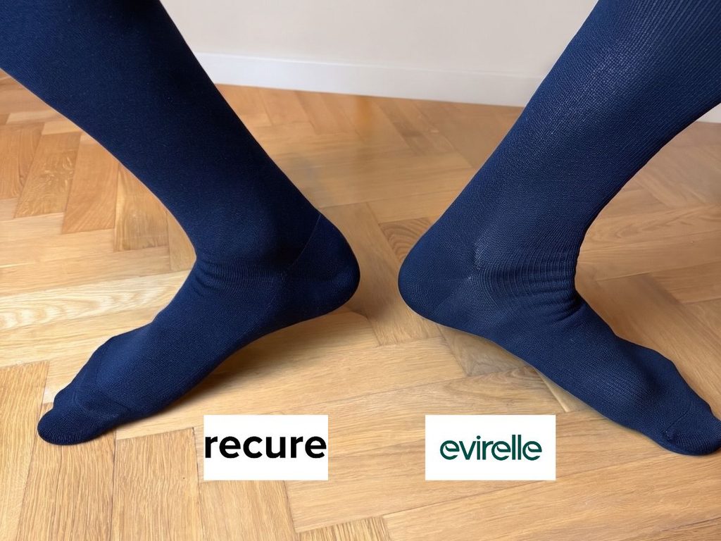 Recure till vänster och Evirelle till höger