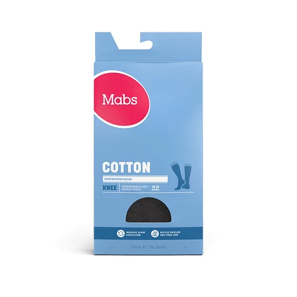 Mabs Cotton stödstrumpor - produktbild från mabs.se