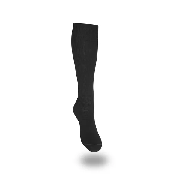 Medisox Comfort stödstrumpa svart - produktbild från medisox.se